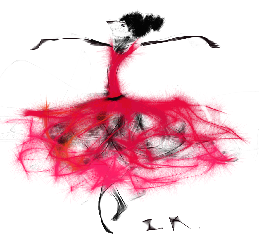 Dancer in Red Dress