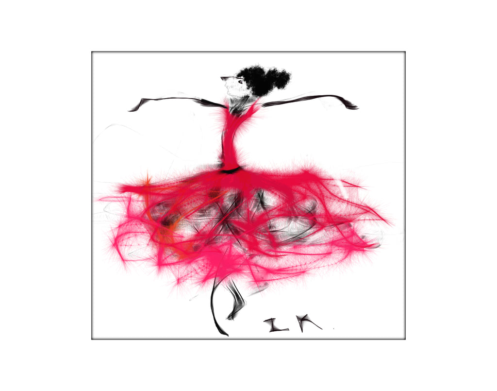 Dancer in Red Dress